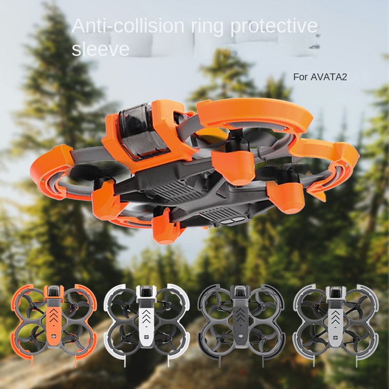 Dji avata 2の保護,衝突防止,バンパー,保護バー, - Drone Strobe Light のレビューと価格