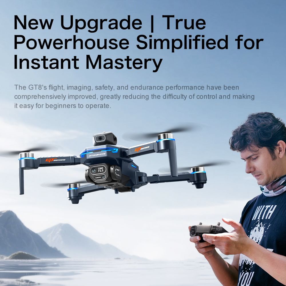 オリジナルGT8ドローン 8Kプロフェッショナルデュアルカメ - Jjrc Drone X12 のレビューと価格