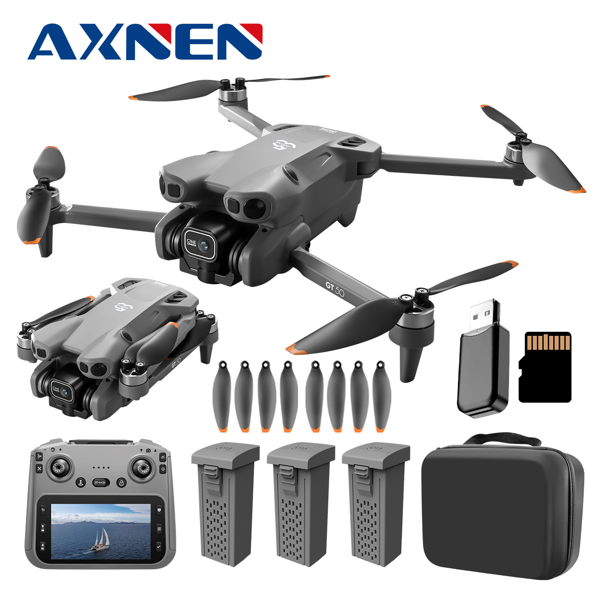 新型GT50ドローン 4.3インチスクリーンリモコン 8K  - Jjrc Drone X12 のレビューと価格
